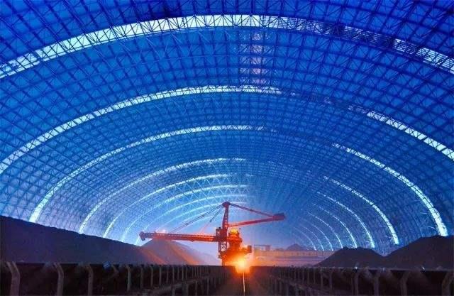 淄博亿优钢构工程师为您解析原料场封闭技术的特点和类型